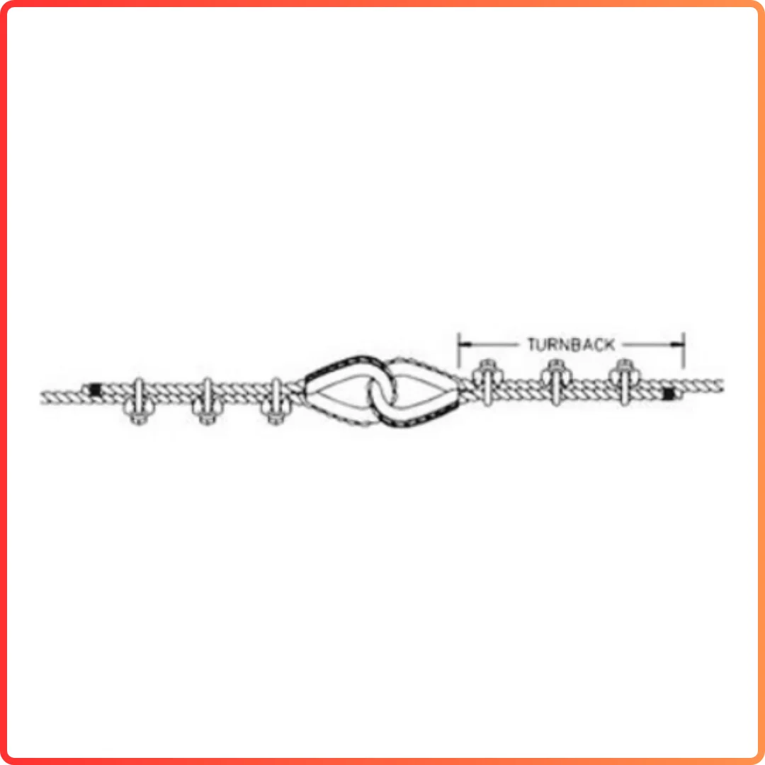 pemasangan wire rope clip splicing wire rope sling